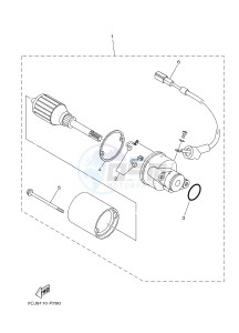 TT-R50E TT-R50 (2CJP) drawing STARTING MOTOR