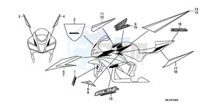 CBR600RAA F / CMF drawing MARK/STRIPE (6)