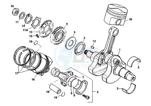 V RAPTOR 1000 drawing CRANKSHAFT-PISTON