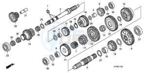 TRX420FA9 Australia - (U) drawing TRANSMISSION