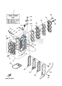 30DEHOL drawing CYLINDER--CRANKCASE