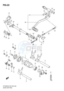 SFV650 (E3-E28) Gladius drawing GEAR SHIFTING