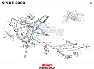 SPIKE-50-BLUE drawing CHASSIS