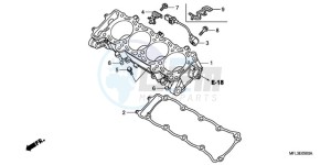 CBR1000RA9 France - (F / ABS CMF HRC MKH) drawing CYLINDER