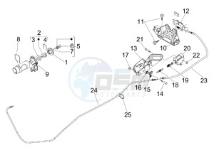 GTV 250 ie USA drawing Locks