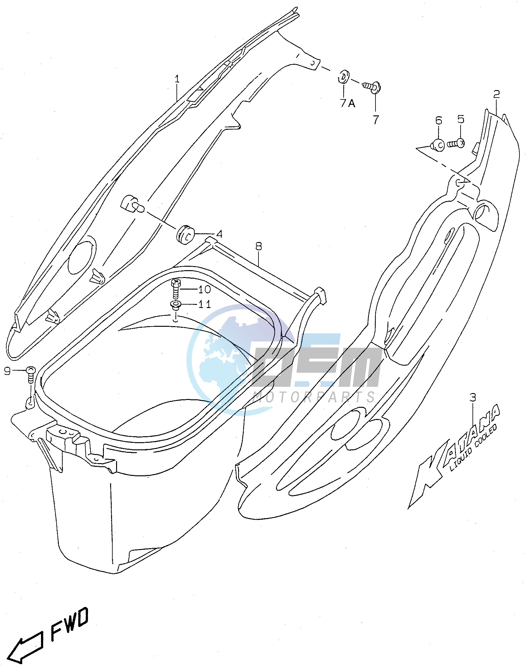 FRAME COVER (model Y)