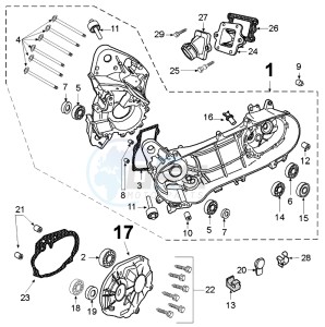 FIGHT 3 X drawing CRANKCASE