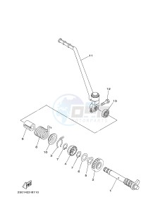 T110C (40B6) drawing STARTER