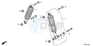 TRX500FMD TRX500FM Europe Direct - (ED) drawing FRONT CUSHION