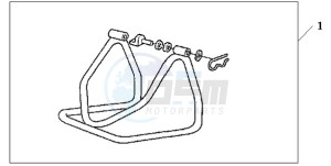 CB600FA39 UK - (E / ABS MKH ST) drawing MAINTENANCE STAND