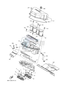 MTN-1000D MT-10 SP MT-10 SP (BW81) drawing INTAKE