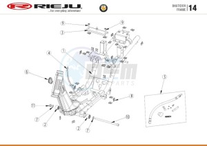 BYE-BIKE-EURO4-RED 50 drawing CHASSIS