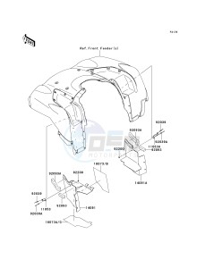 KVF 750 C [BRUTE FORCE 750 4X4I] (C6F-C7F) C7F drawing FLAP