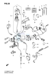 LT-F400 (P17) drawing WIRING HARNESS (MODEL K8 K9)