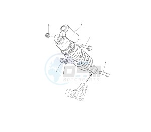 XT Z TENERE 660 drawing REAR SHOCK ABSORBER