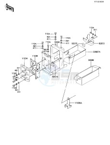 KZ 1000 M [CSR] (M1-M2) [CSR] drawing BATTERY CASE_TOOL CASE