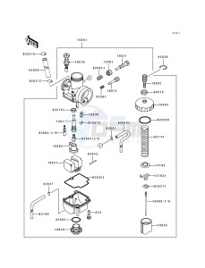 KX 80 R T [KX80] (R4-T4 BIG WHEEL R5) [KX 80 BIG WHEEL] drawing CARBURETOR