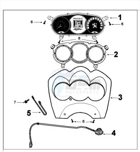 CITYSTAR 125 AC drawing SPEEDO