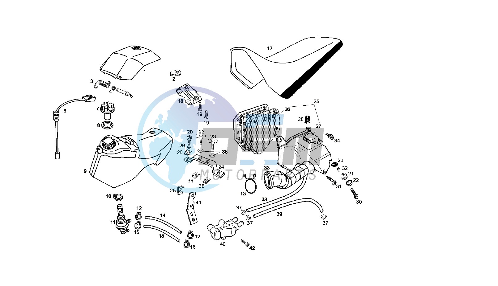 FUEL TANK - SEAT