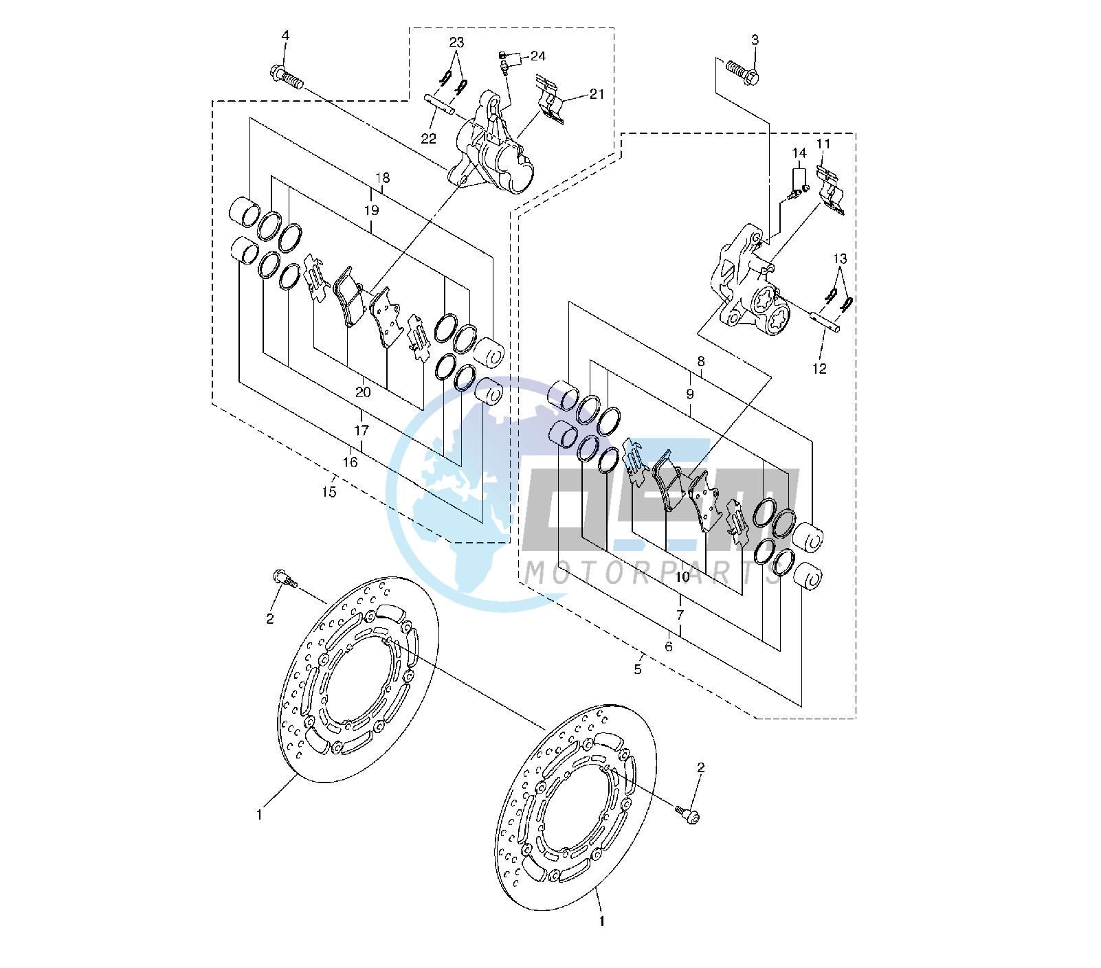 FRONT BRAKE CALIPER