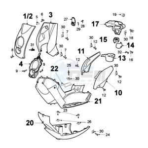 LUDIX 10 RBP2A drawing COWLING