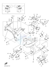 YZF-R1M 998 R4 (2KSE) drawing COWLING 2