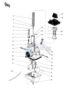 C2 SS TR [ROADRUNNER] (SS-TR) 125 [ROADRUNNER] drawing CARBURETOR