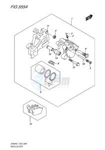 SV650 ABS EU drawing REAR CALIPER