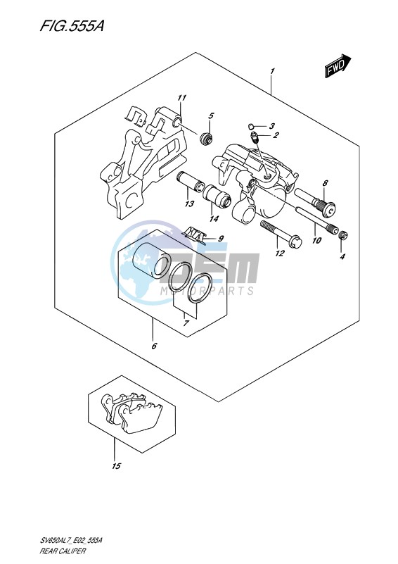 REAR CALIPER