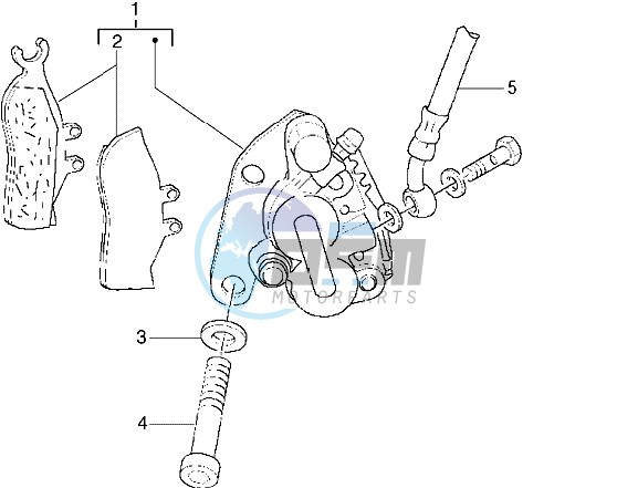 Front brake caliper