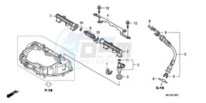 CBR1000RRA BR drawing INJECTOR