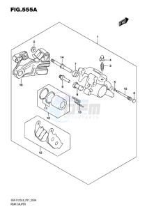 GSX-S125 MLX drawing REAR CALIPER