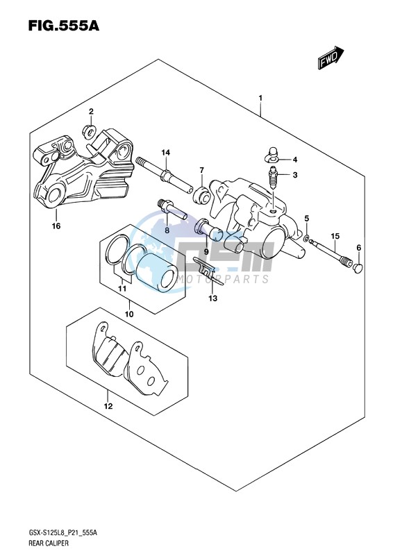 REAR CALIPER