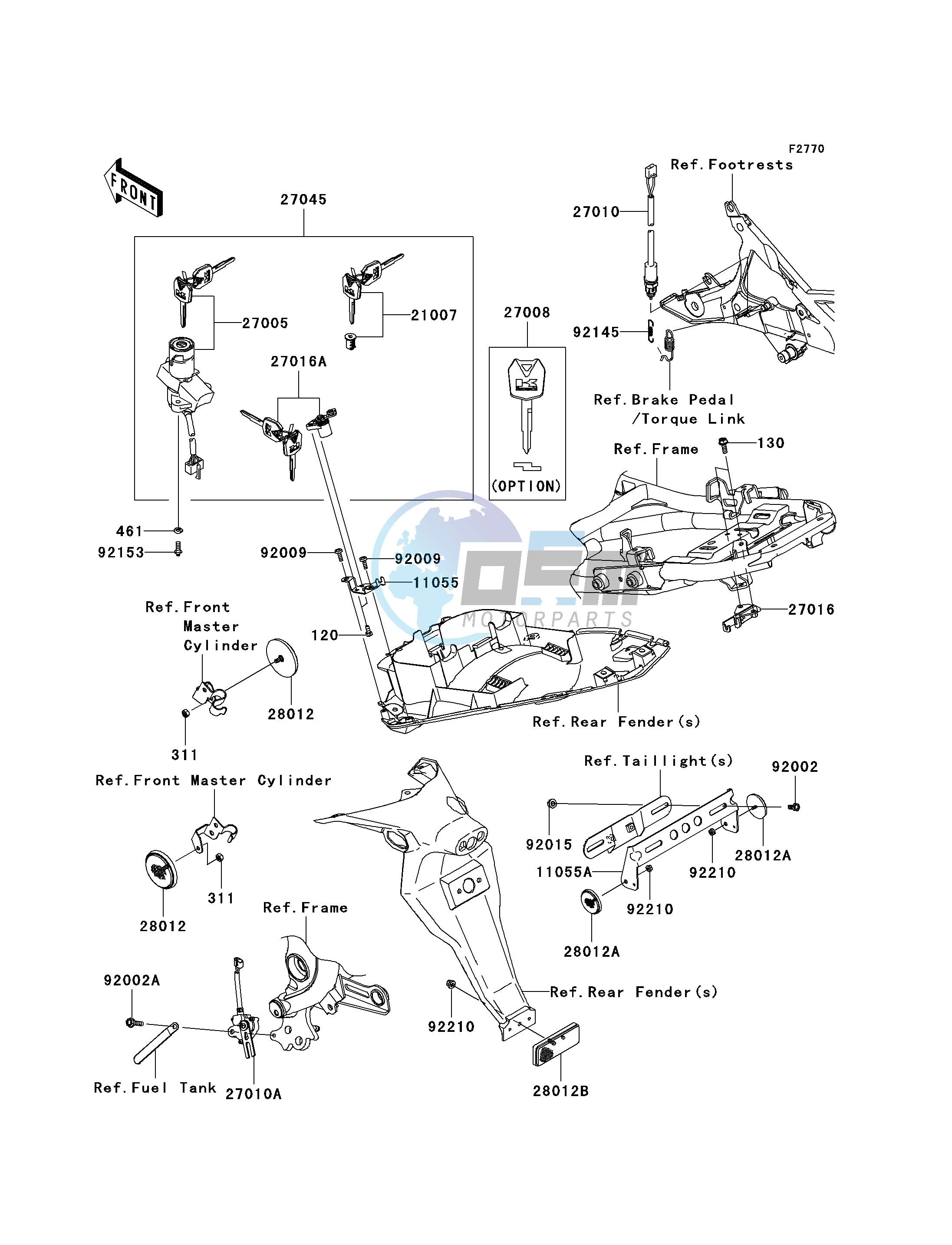 IGNITION SWITCH_LOCKS_REFLECTORS