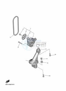 NIKEN MXT850 (BD5F) drawing OIL PUMP