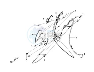 MIO 50 SPORT 45KMH drawing FR PLATE / INDICATORS