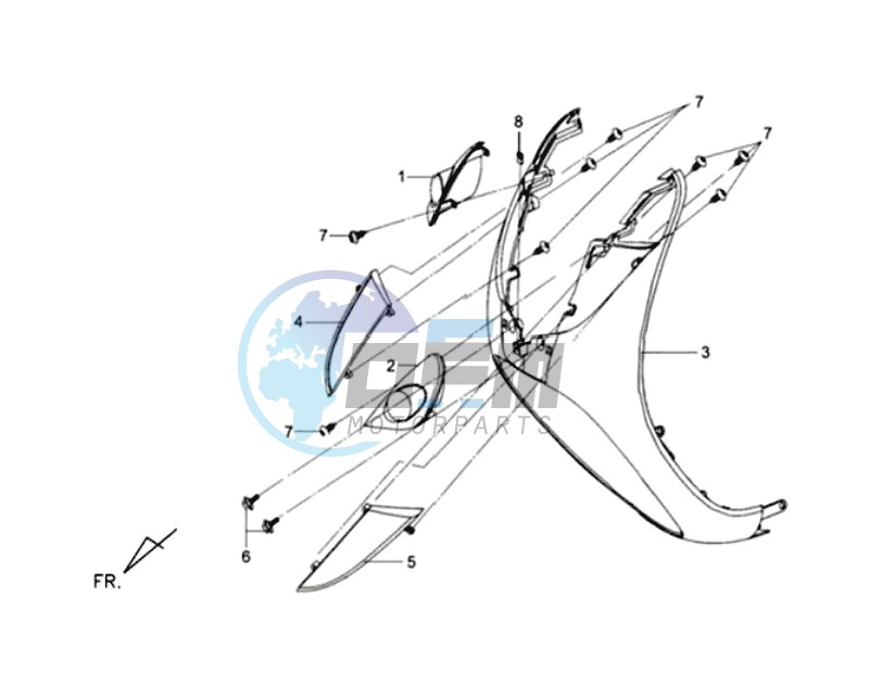 FR PLATE / INDICATORS