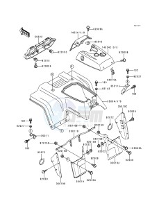 KLF 220 A [BAYOU 220] (A5-A9) [BAYOU 220] drawing FRONT FENDER-- S- -