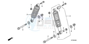 TRX420FPA9 Australia - (U) drawing REAR CUSHION