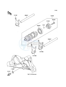 NINJA_ZX-6R ZX636C6F FR GB XX (EU ME A(FRICA) drawing Gear Change Drum/Shift Fork(s)