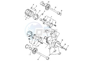 TDM 850 drawing CRANKSHAFT PISTON