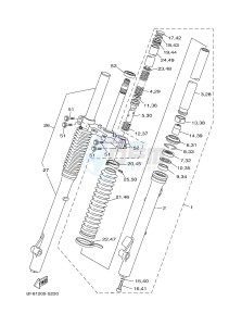 AG125 (BF81) drawing FRONT FORK