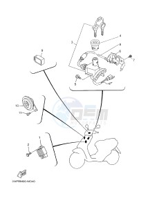 YN50 NEO'S (2APF 2APF 2APF) drawing ELECTRICAL 1