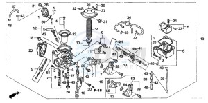 TRX500FM drawing CARBURETOR