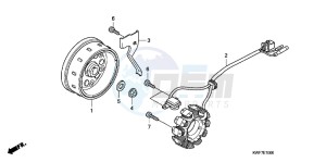 CBF125MB drawing GENERATOR