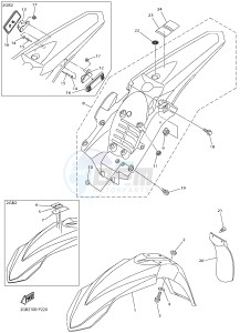 WR250F (2GB2 2GB3 2GB4 2GB4) drawing FENDER