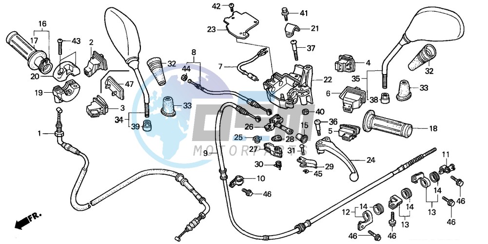 HANDLE LEVER/SWITCH/CABLE