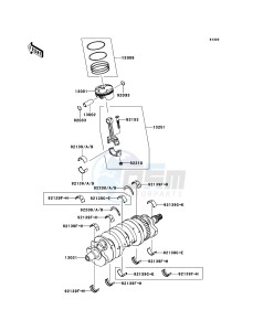 NINJA_ZX-6R ZX600P7F FR GB XX (EU ME A(FRICA) drawing Crankshaft/Piston(s)