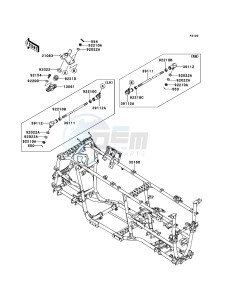 KVF750_4X4_EPS KVF750HCS EU drawing Frame