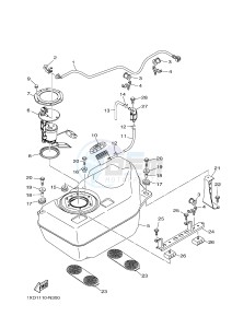 YXM700E YXM700PHE MP 700 EPS (1XP9) drawing FUEL TANK